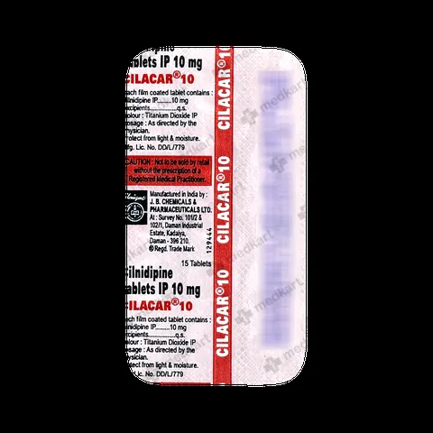CILACAR 10MG TABLET 15'S