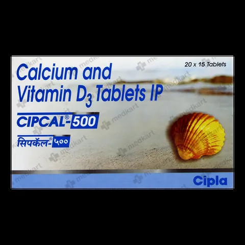 CIPCAL 500MG TABLET 15'S