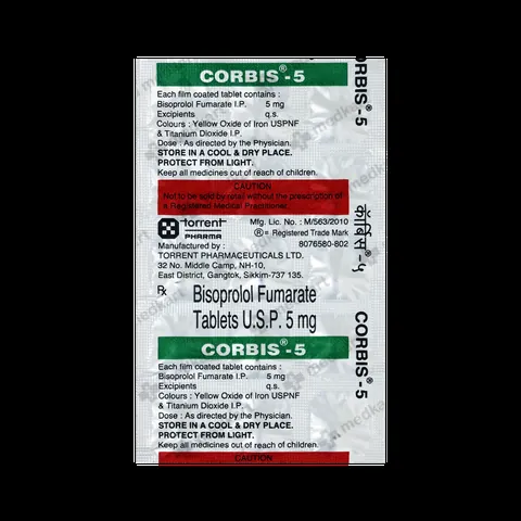 CORBIS 5MG TABLET 15'S