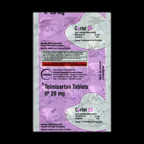 CORTEL 20MG TABLET 15'S