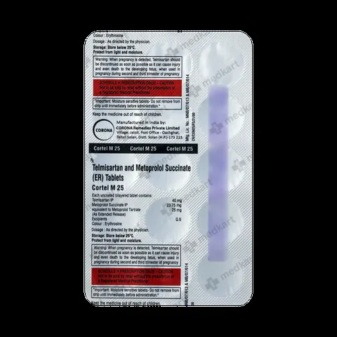 CORTEL M 25MG TABLET 15'S