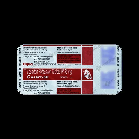 COSART 50MG TABLET 10'S