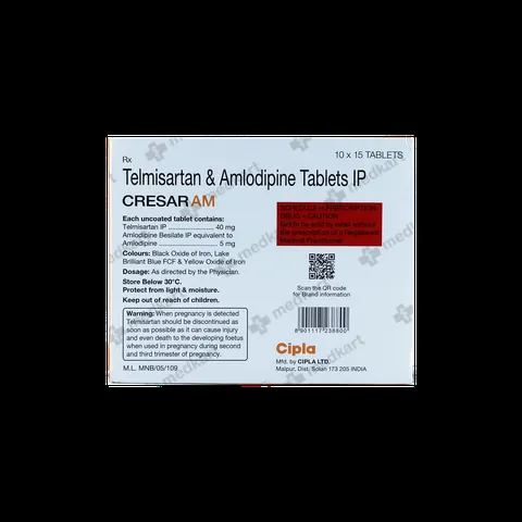 CRESAR AM 40MG TABLET 15'S