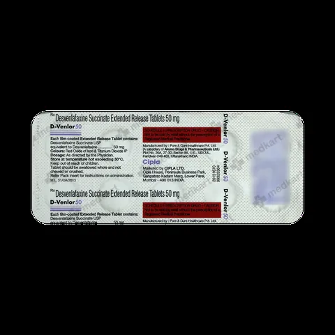 D VENLOR 50MG TABLET 10'S