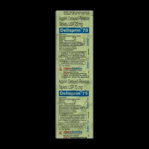 DELISPRIN 75MG TABLET 14'S