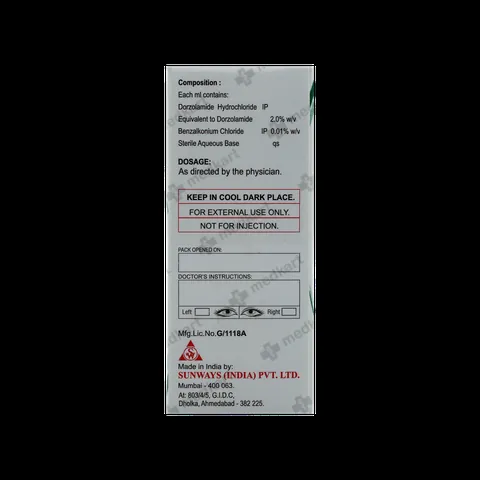 DORSUN EYE DROPS 5 ML