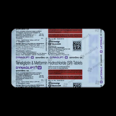 DYNAGLIPT M TABLET 10'S