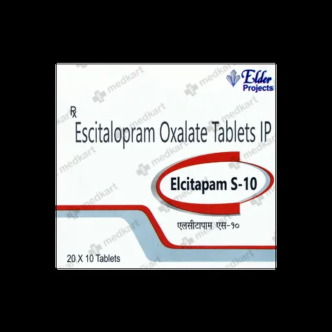 ELCITAPAM S 10MG TABLET 10'S