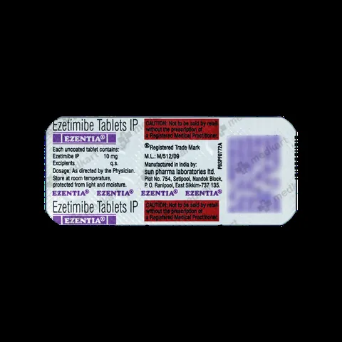 EZENTIA 10MG TABLET 10'S