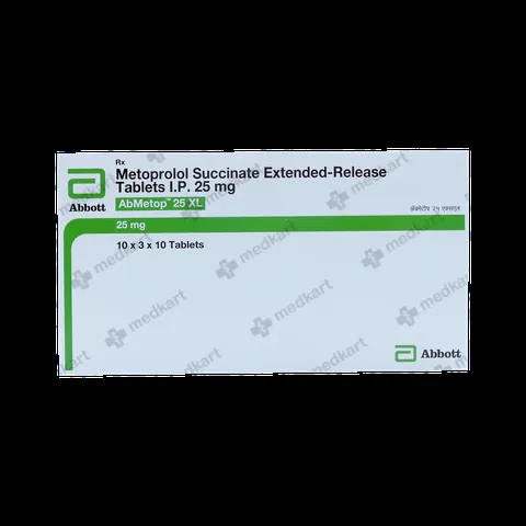 ABMETOP 25MG XL TABLET 10'S