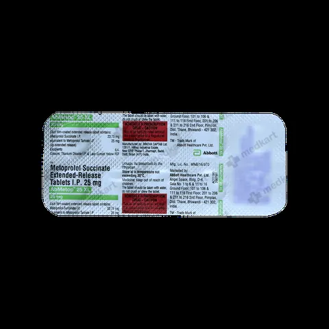 ABMETOP 25MG XL TABLET 10'S