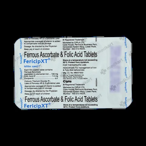 FERICIP XT TABLET 10'S
