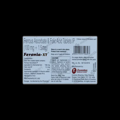 FERONIA XT TABLET 10'S