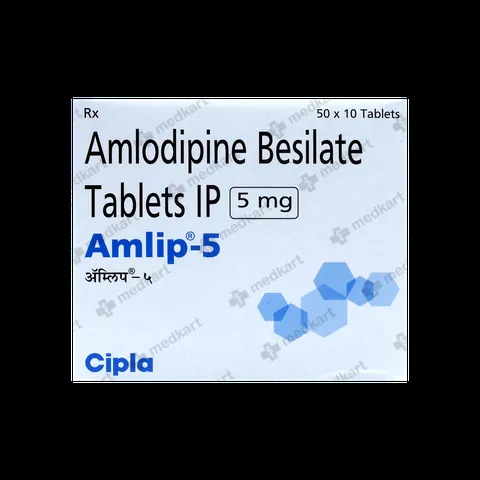 AMLIP 5MG TABLET 10'S