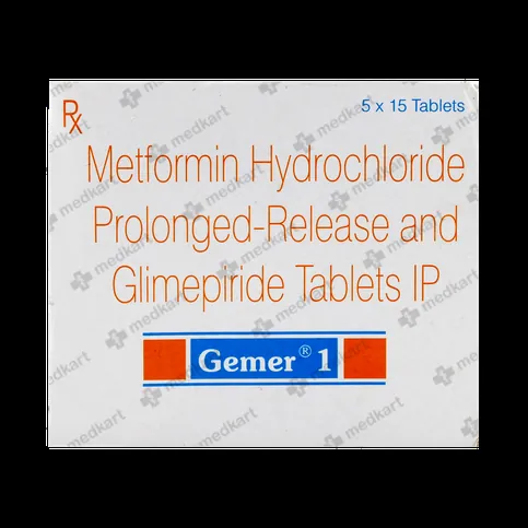 GEMER 1MG TABLET 15'S