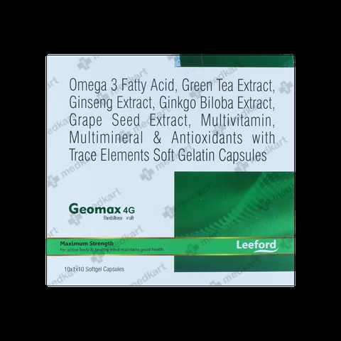 Geomax Plus 4g Tablet 10's – Composition & Ingredients