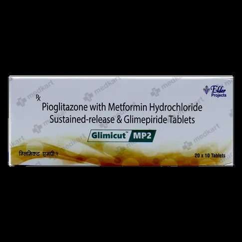GLIMICUT MP2 TABLET 10'S