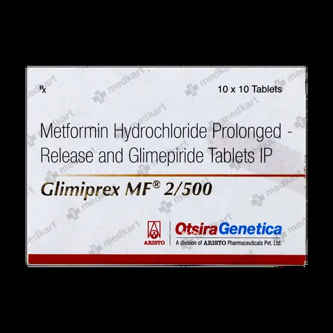 GLIMIPREX MF 2/500MG TABLET 10'S