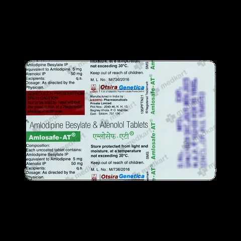 AMLOSAFE AT TABLET 15'S