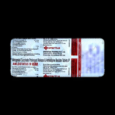 AMLOSTATUS M 5/50MG TABLET 10'S