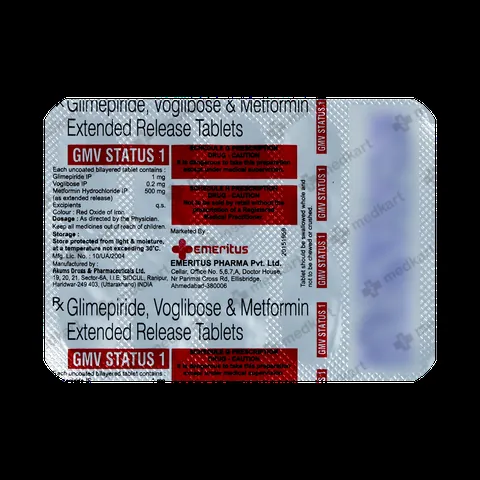 GMV STATUS 1MG TABLET 10'S