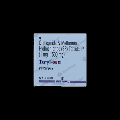 ISRYL M 1MG TABLET 15'S