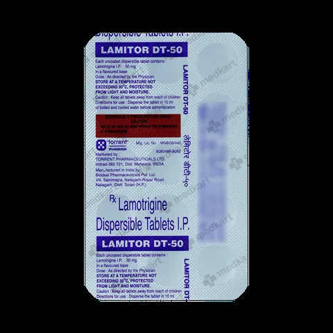 LAMITOR 50 DT TABLET 15’S