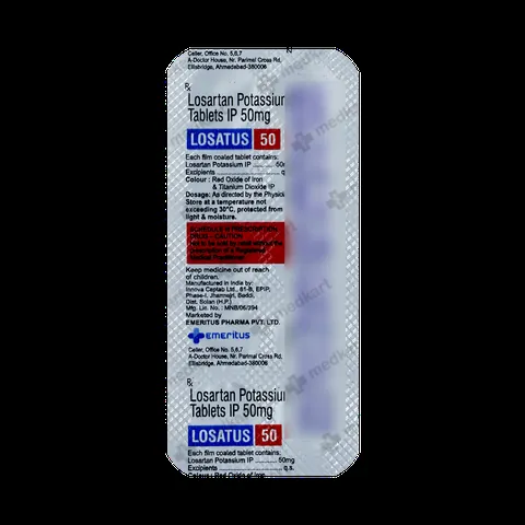 LOSATUS 50MG TABLET 10'S