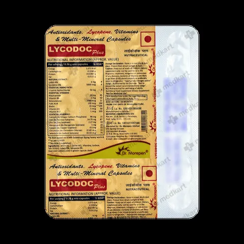 LYCODOC PLUS CAPSULE 10'S