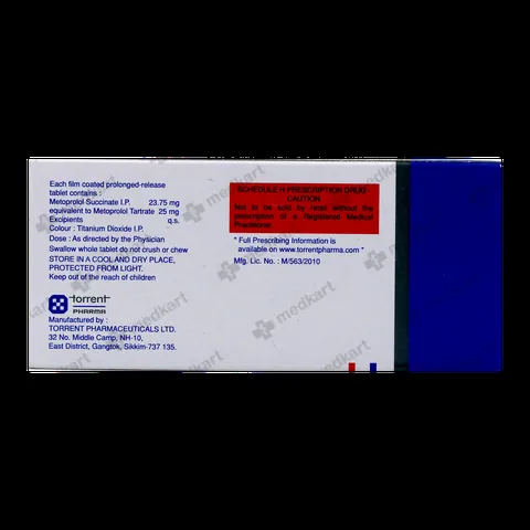 METOCARD XL 25MG TABLET 10'S