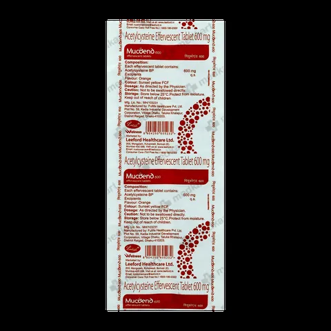 MUCOEND 600MG TABLET 10'S