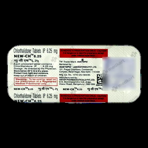 NEW CH 6.25MG TABLET 10'S
