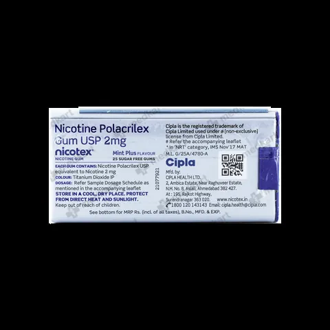 TAB NICOTEX 2 MG