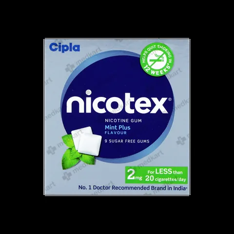 NICOTEX 2MG MINT PLUS TABLET