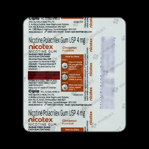 Order NICOTEX 4 online at Medkart