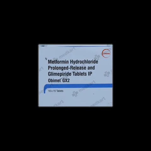 Obimet GX 2mg Tablet – Diabetes Control Medicine