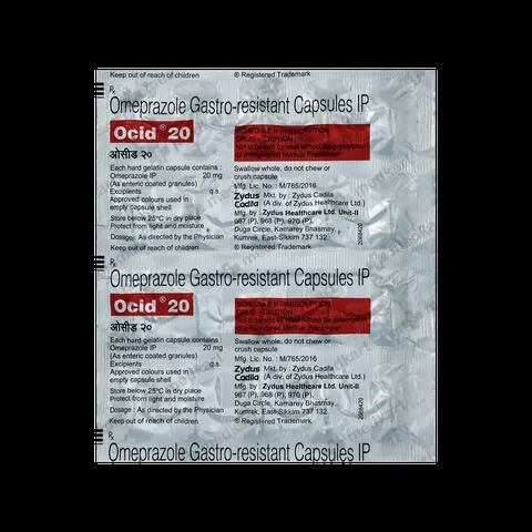OCID 20MG CAPSULE 20'S