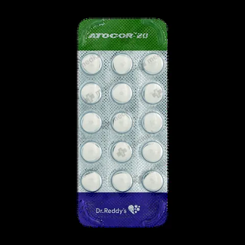 ATOCOR 20MG TABLET 15'S