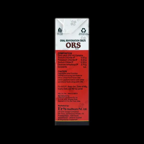 ORS Apple Liquid – Rehydration Drink
