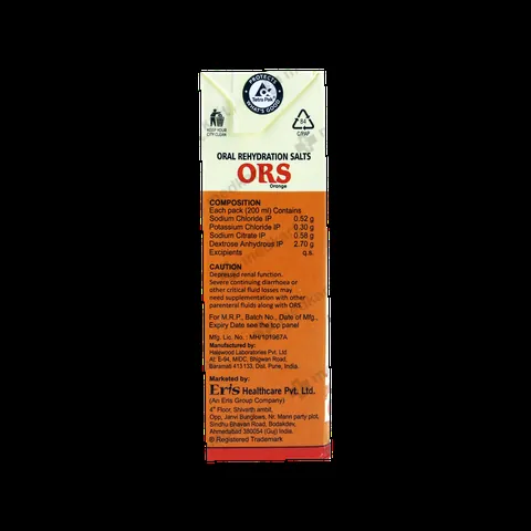 ORS ORANGE LIQUID 200 ML
